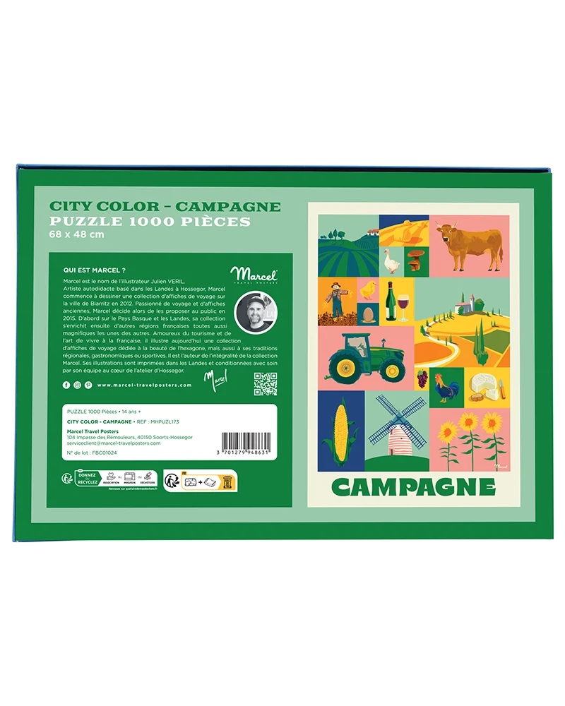Puzzle City Color "Campagne"