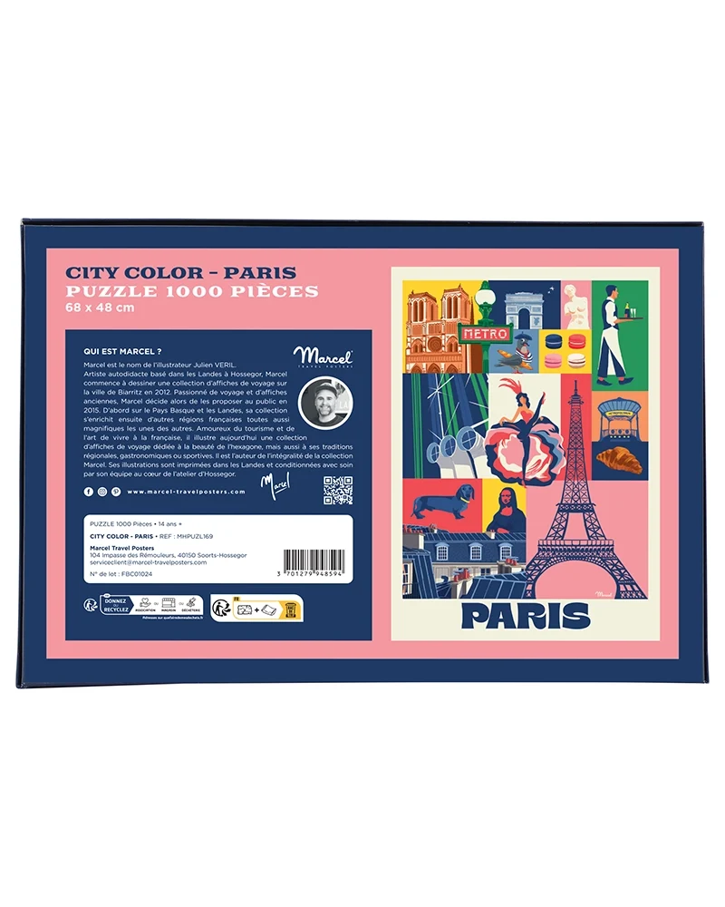 Puzzle City Color PARIS