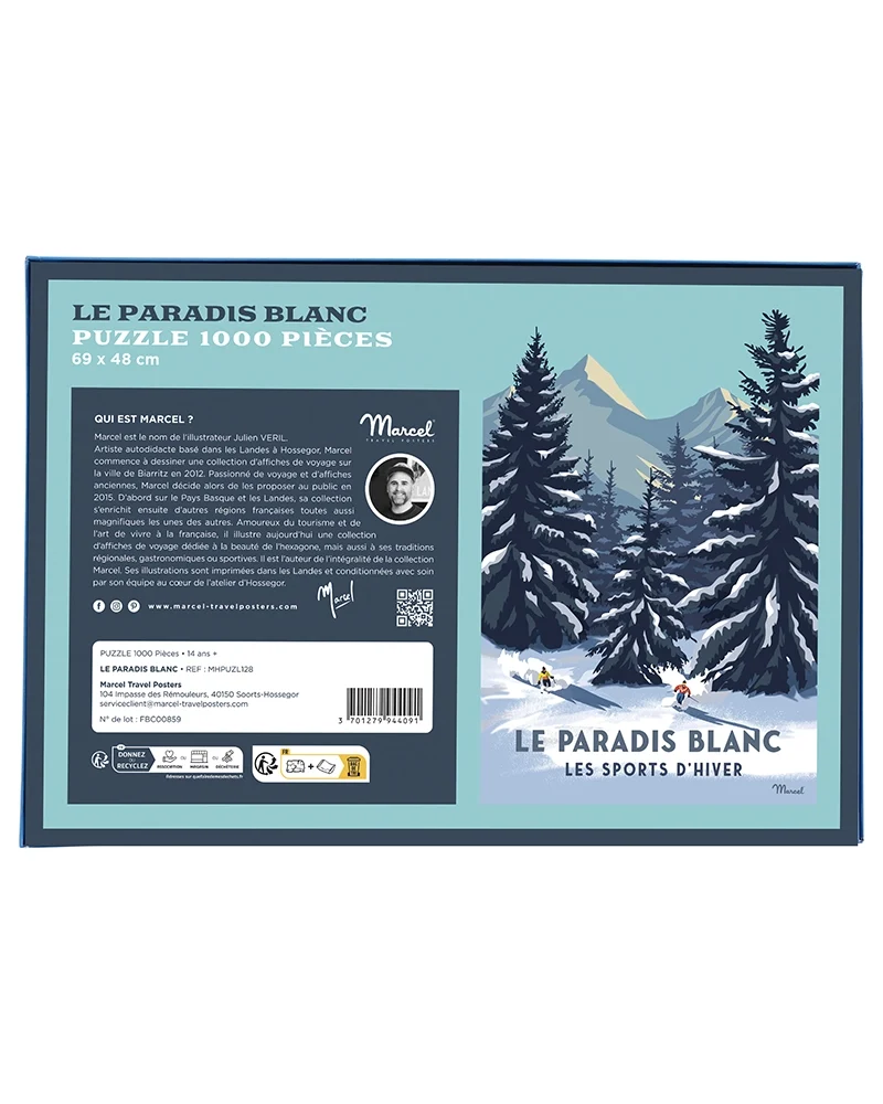 Puzzle "Le Paradis blanc"