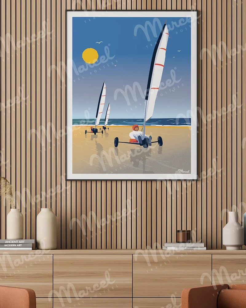 Affiche "Chars à Voile"