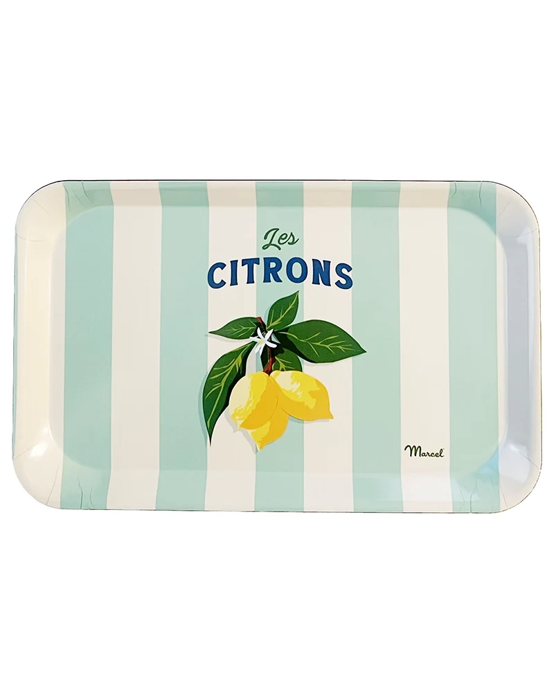 Petit Plateau de Cuisine Travel Color "Les Citrons"