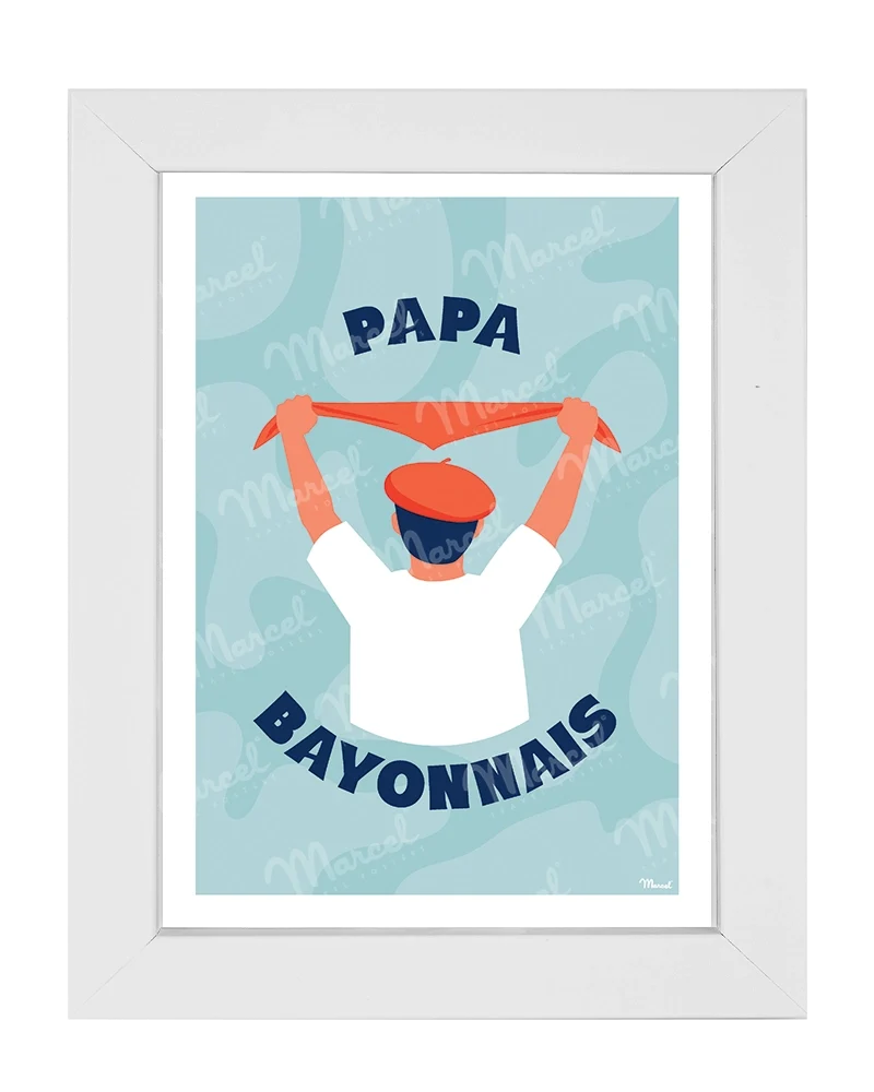 Carte Postale BAYONNE "Papa"