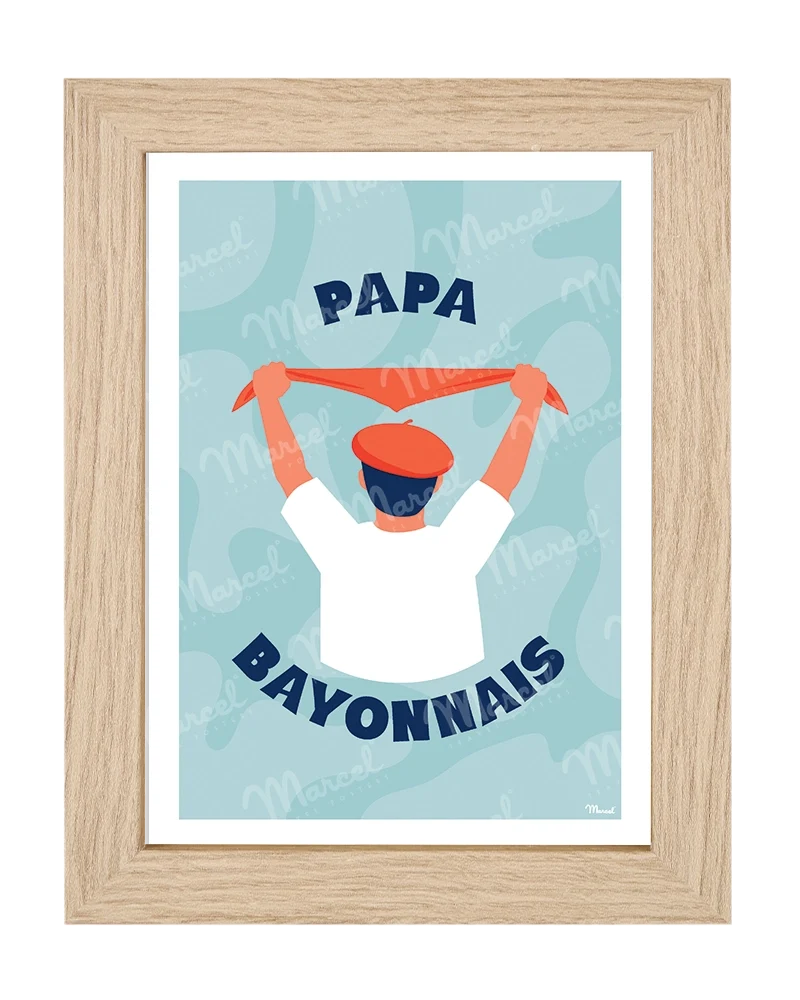 Carte Postale BAYONNE "Papa"