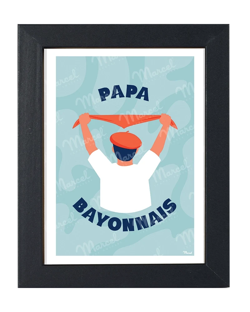 Carte Postale BAYONNE "Papa"