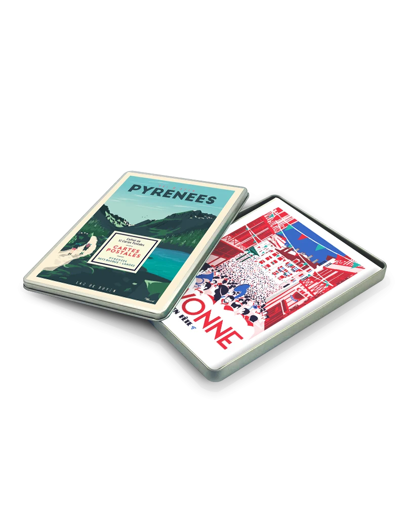 Coffret Cartes Postales PYRENEES & PAYS BASQUE LANDES