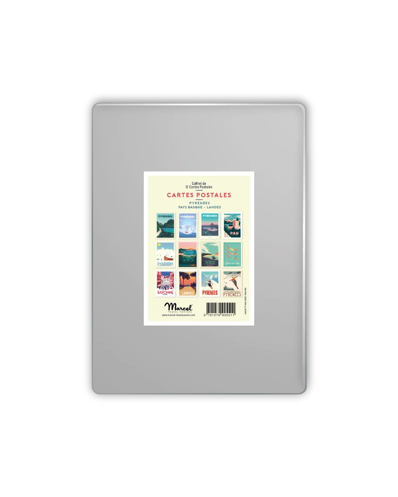 Coffret Cartes Postales PYRENEES & PAYS BASQUE LANDES