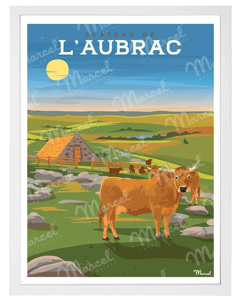 Affiche Le Plateau d'AUBRAC