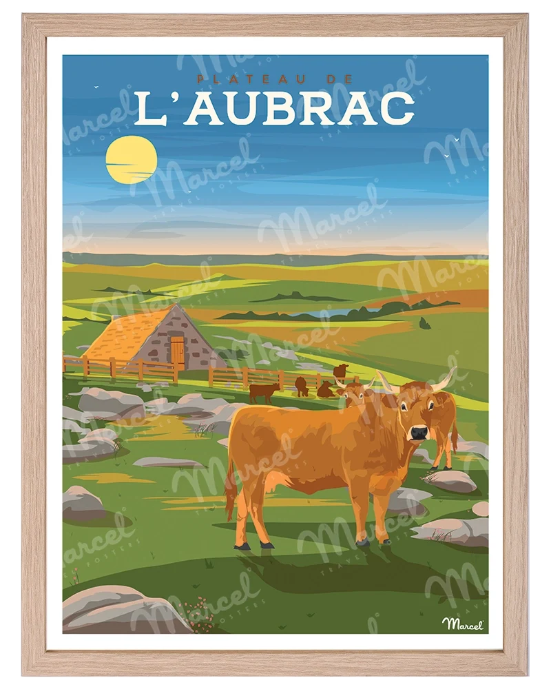 Affiche Le Plateau d'AUBRAC