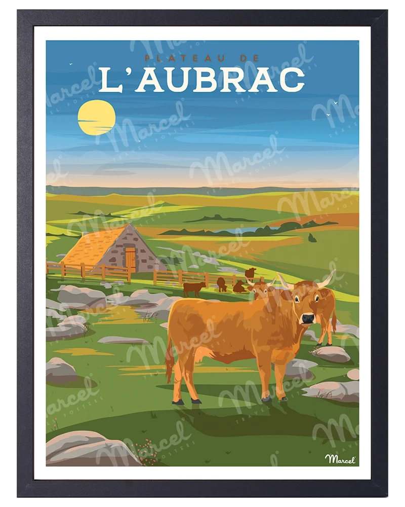 Affiche Le Plateau d'AUBRAC