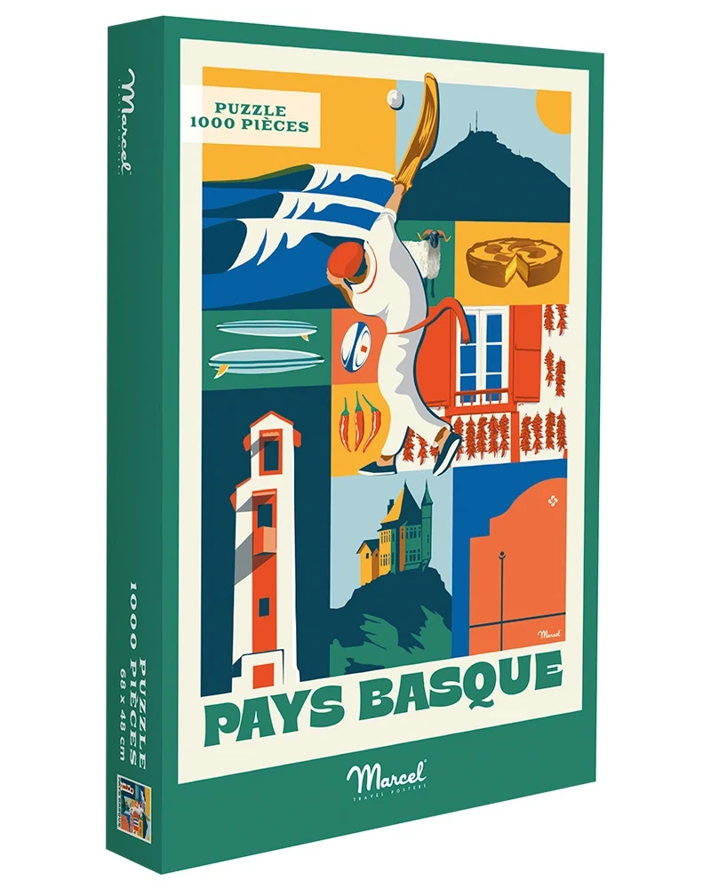 Puzzle City Color PAYS BASQUE