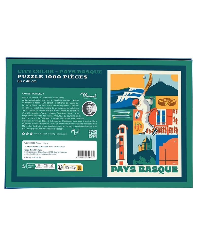 Puzzle City Color PAYS BASQUE