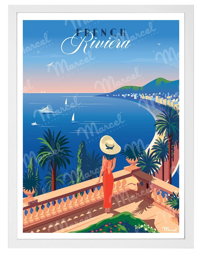 Affiche FRENCH RIVIERA "Le Balcon"