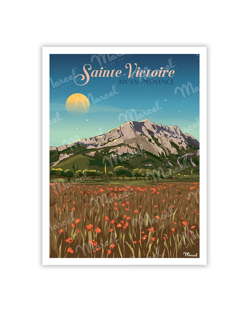 Carte Postale AIX-EN-PROVENCE "Sainte-Victoire"