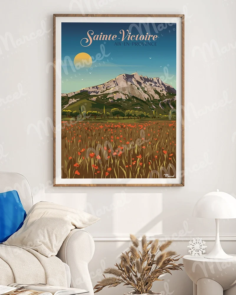 Affiche AIX-EN-PROVENCE "Sainte-Victoire"