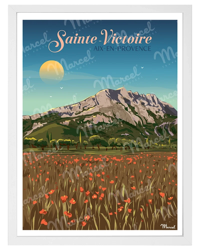 Affiche AIX-EN-PROVENCE "Sainte-Victoire"