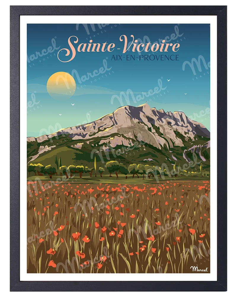 Affiche AIX-EN-PROVENCE "Sainte-Victoire"
