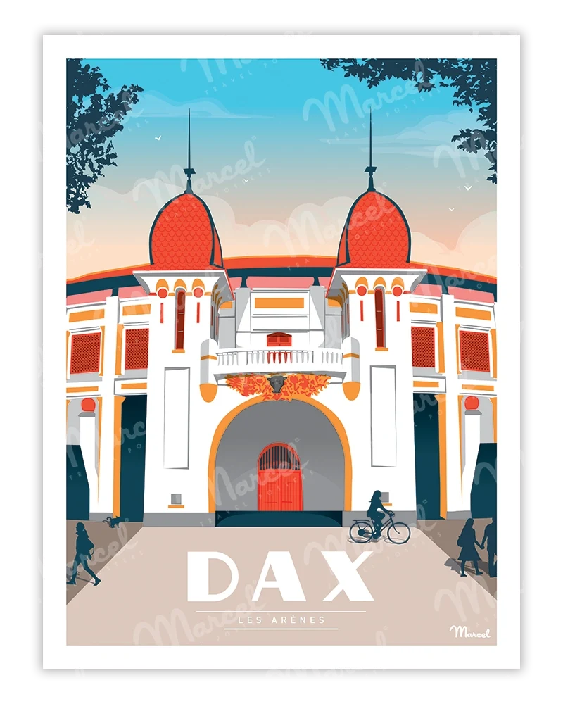 Affiche DAX "Les Arènes"