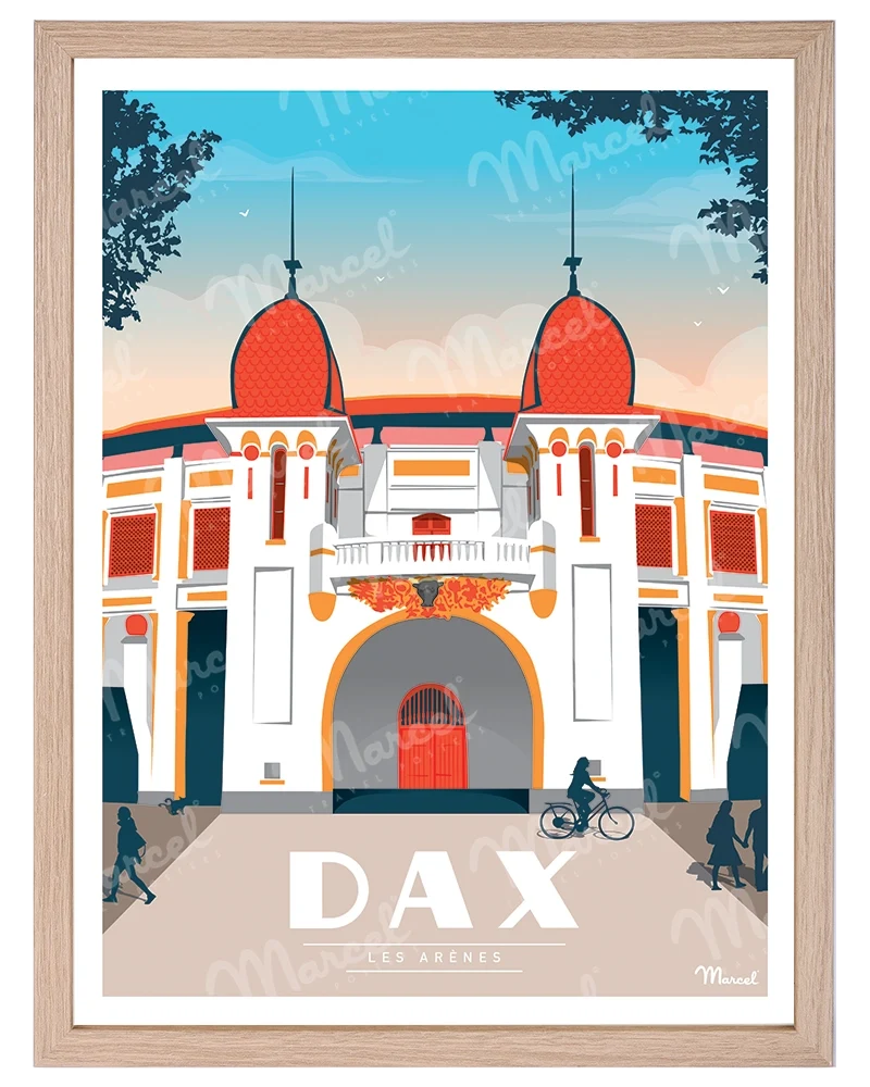 Affiche DAX "Les Arènes"
