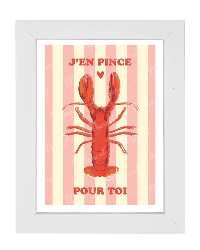 Carte Postale AMOUR "Homard"