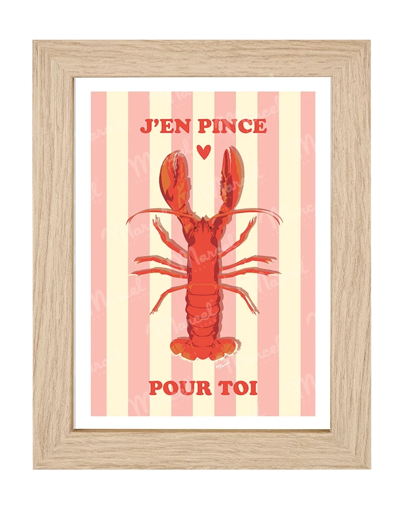 Carte Postale AMOUR "Homard"