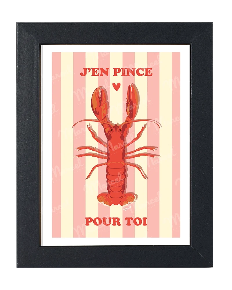 Carte Postale AMOUR "Homard"