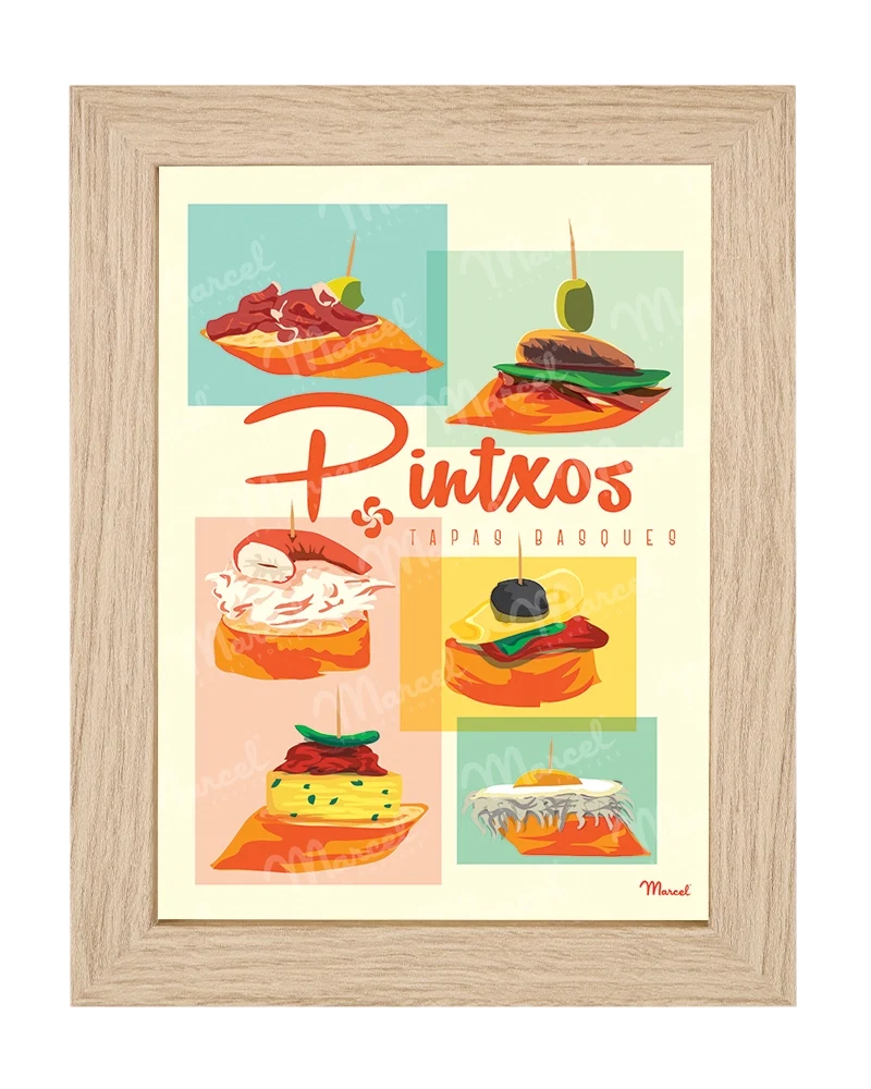 Carte Postale "Pintxos"
