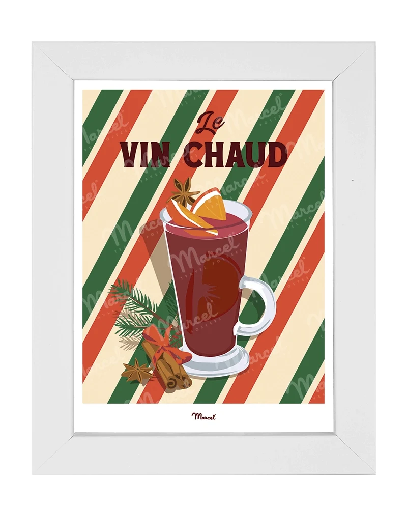 Carte Postale Travel Color "Le vin chaud de Noël"