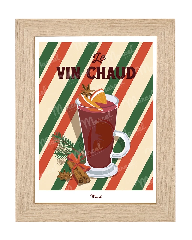 Carte Postale Travel Color "Le vin chaud de Noël"