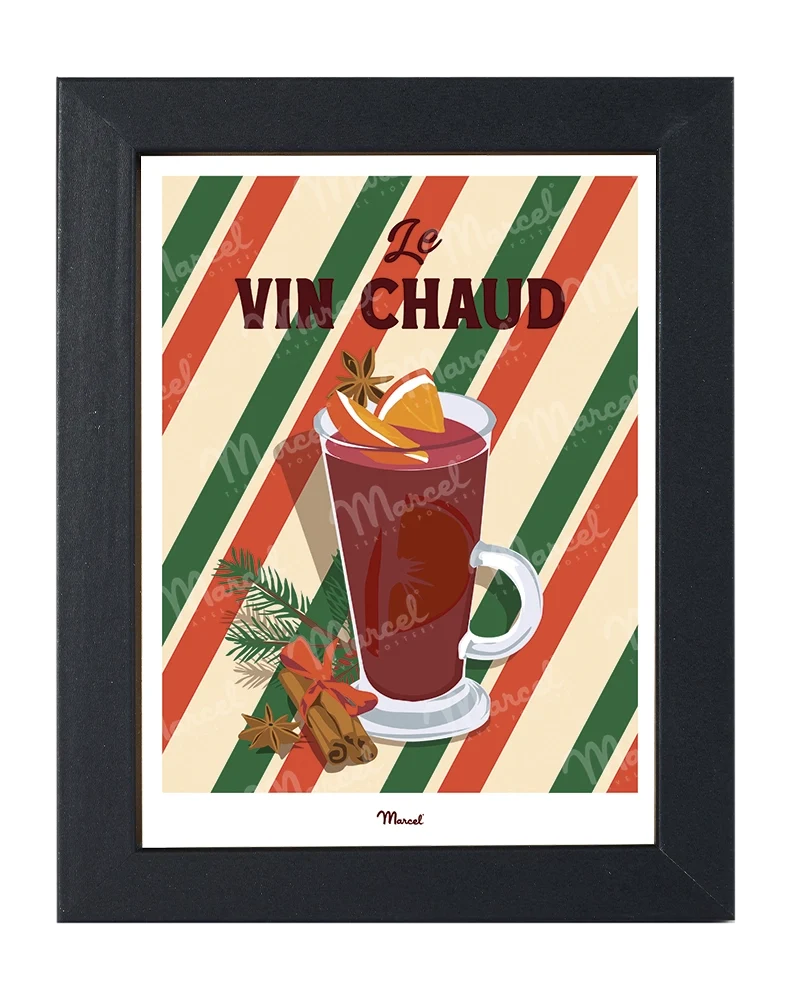Carte Postale Travel Color "Le vin chaud de Noël"