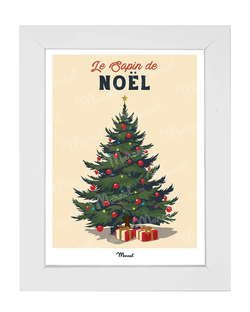 Carte Postale Travel Color "Le sapin de Noël"
