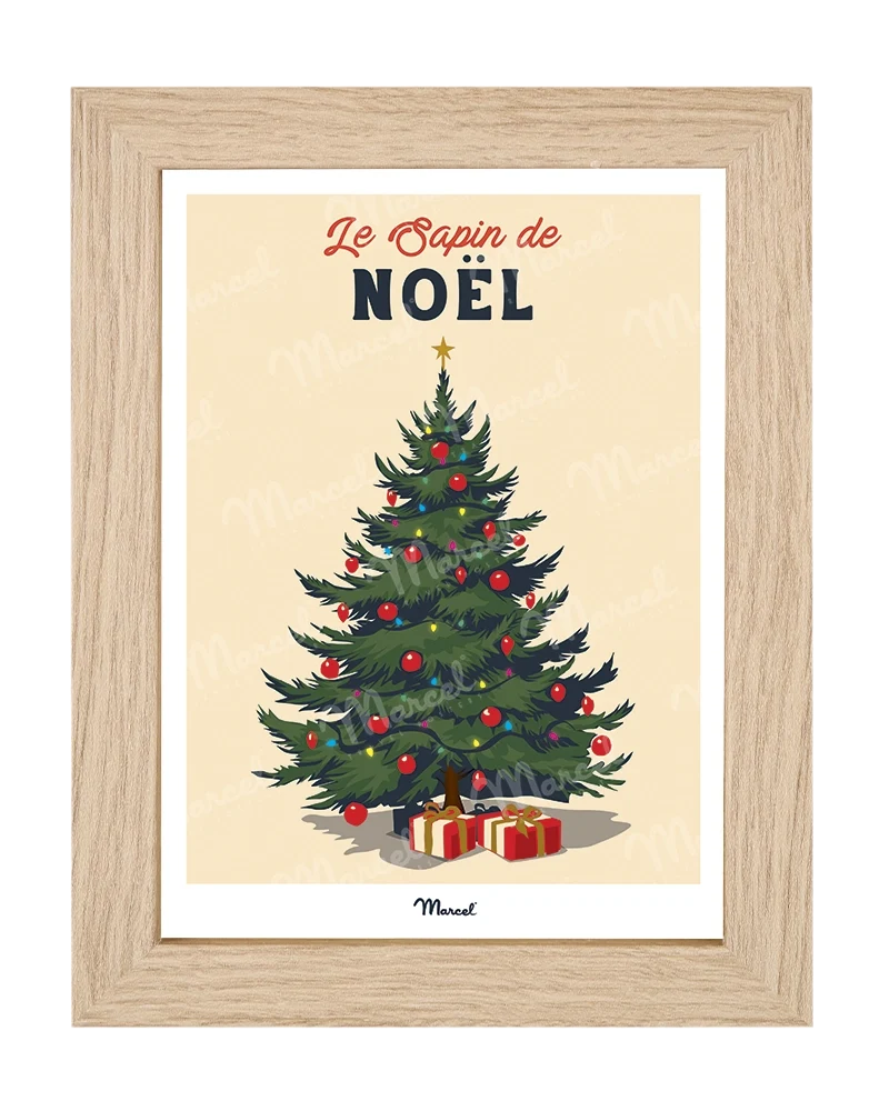 Carte Postale Travel Color "Le sapin de Noël"