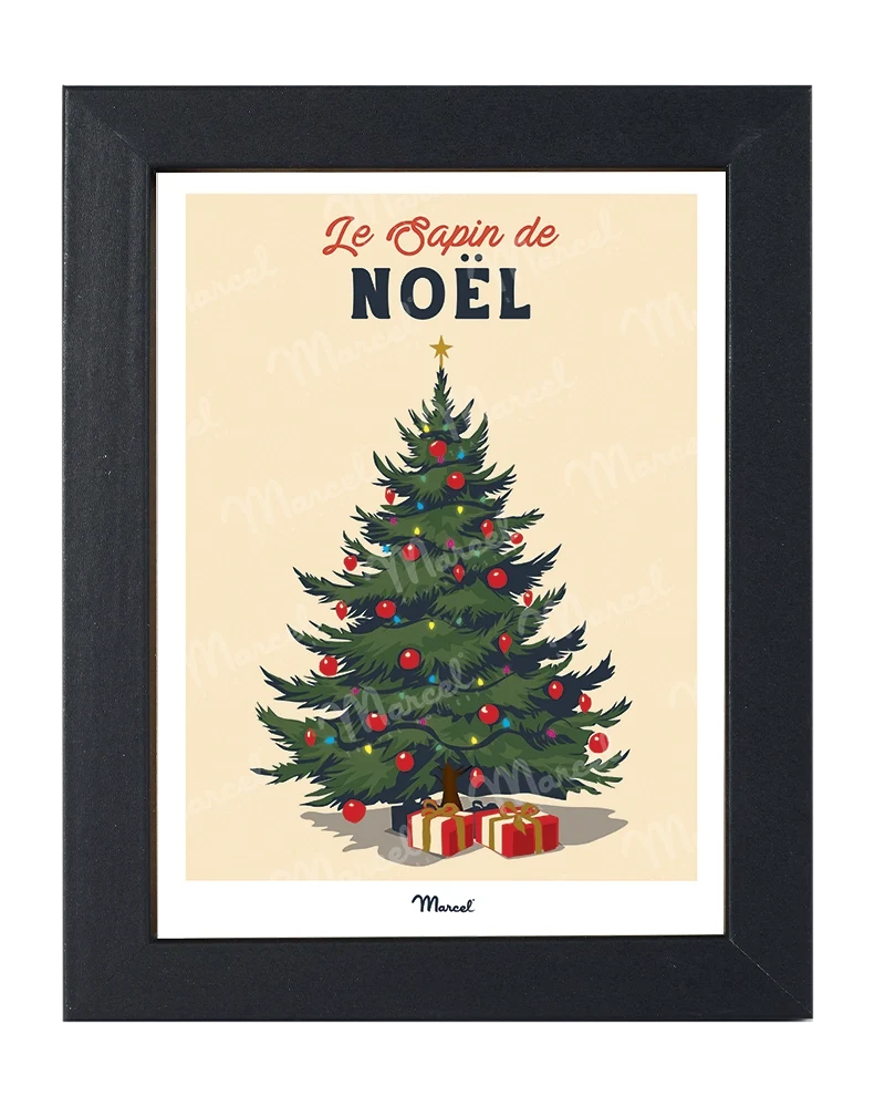 Carte Postale Travel Color "Le sapin de Noël"