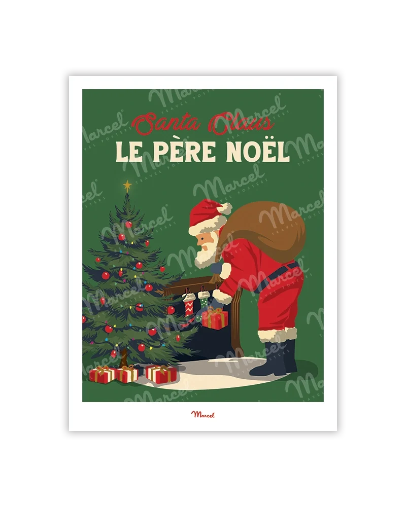 Carte Postale Travel Color "Le Père-Noël"