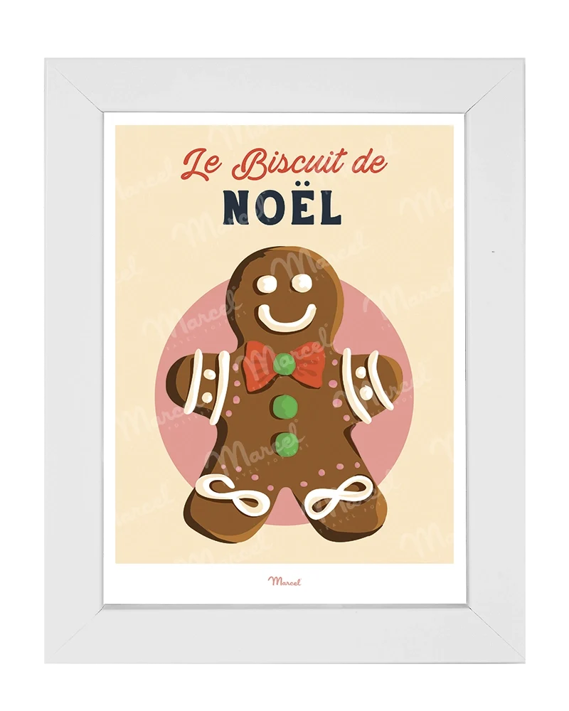 Carte Postale Travel Color "Le biscuit de Noël"