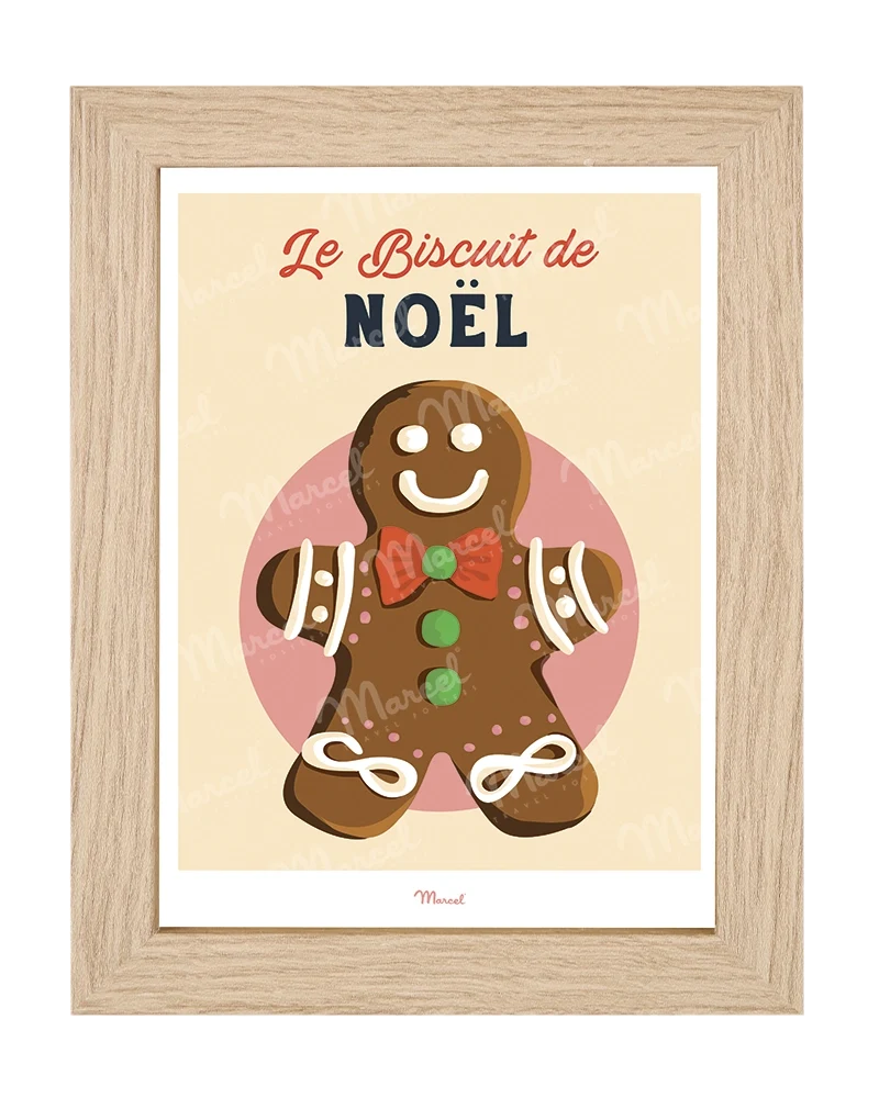 Carte Postale Travel Color "Le biscuit de Noël"