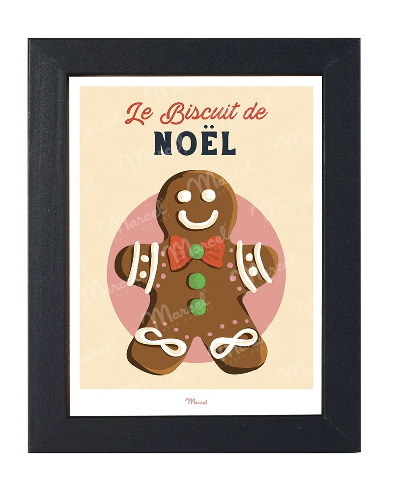 Carte Postale Travel Color "Le biscuit de Noël"