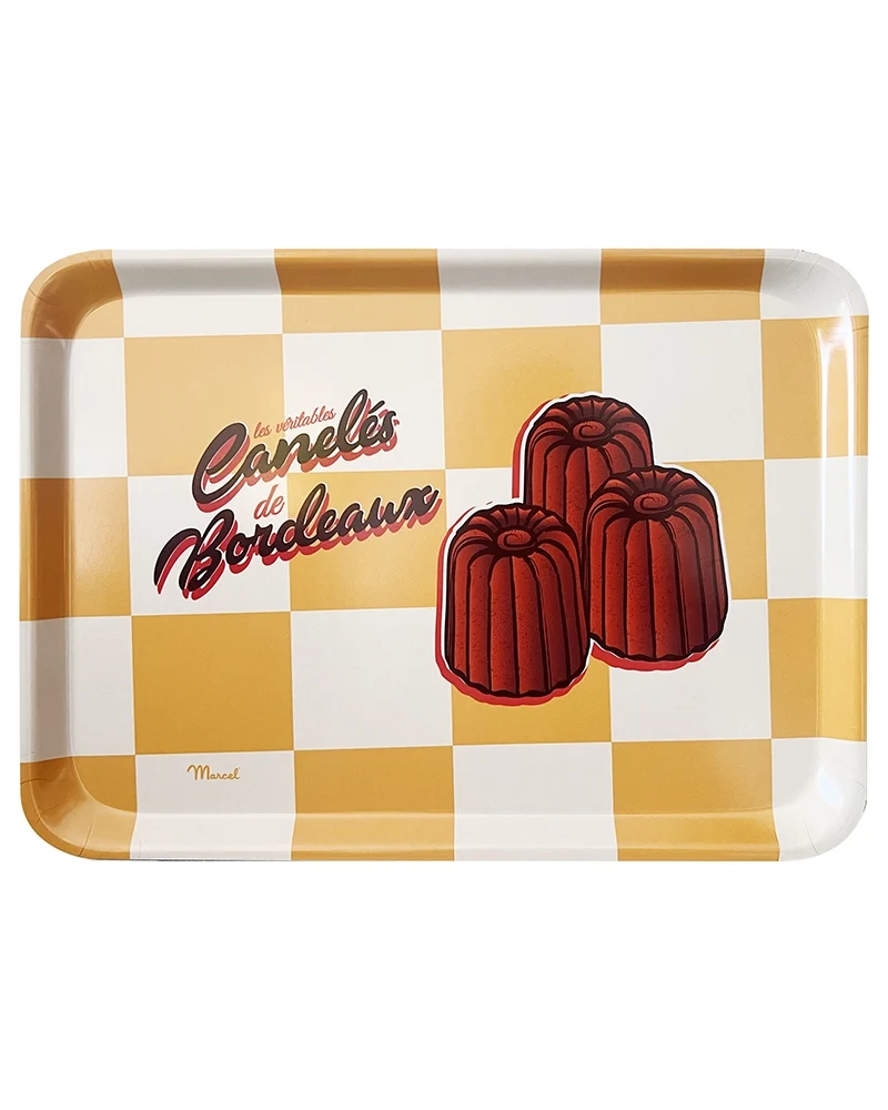 Plateau de Cuisine Travel Color BORDEAUX "Canelés"