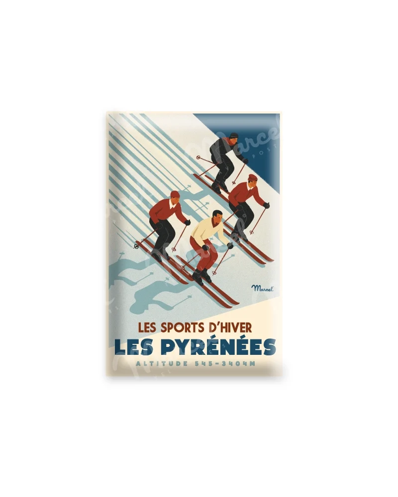 Magnet PYRÉNÉES "Ski Altitude"