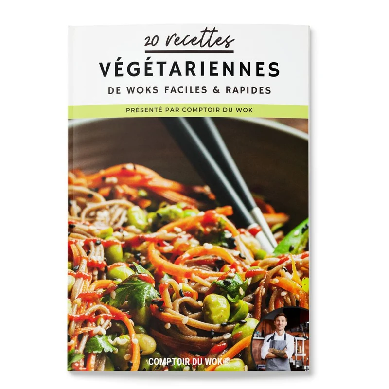 Livre Digital 20 Recettes Végétariennes de Woks