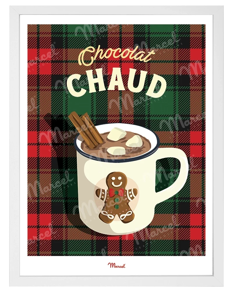 Affiche Travel Color "Chocolat chaud"