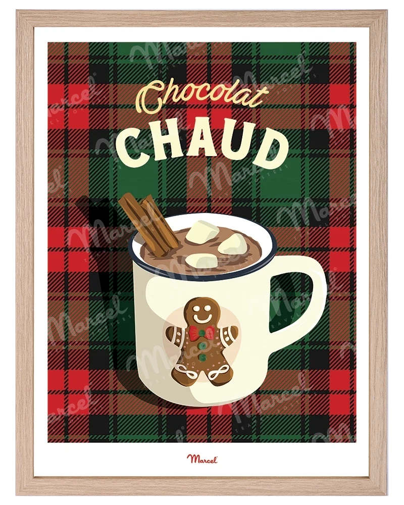 Affiche Travel Color "Chocolat chaud"