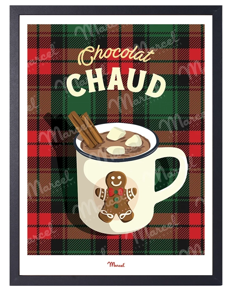 Affiche Travel Color "Chocolat chaud"