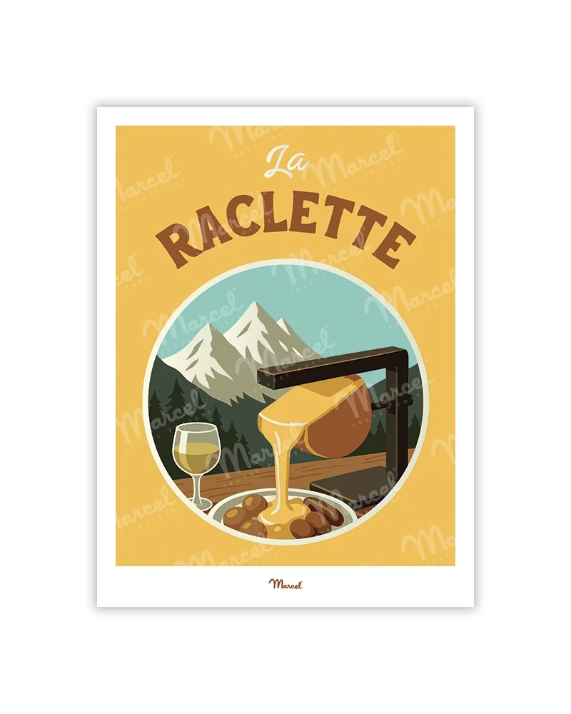 Carte Postale Travel Color "La Raclette"