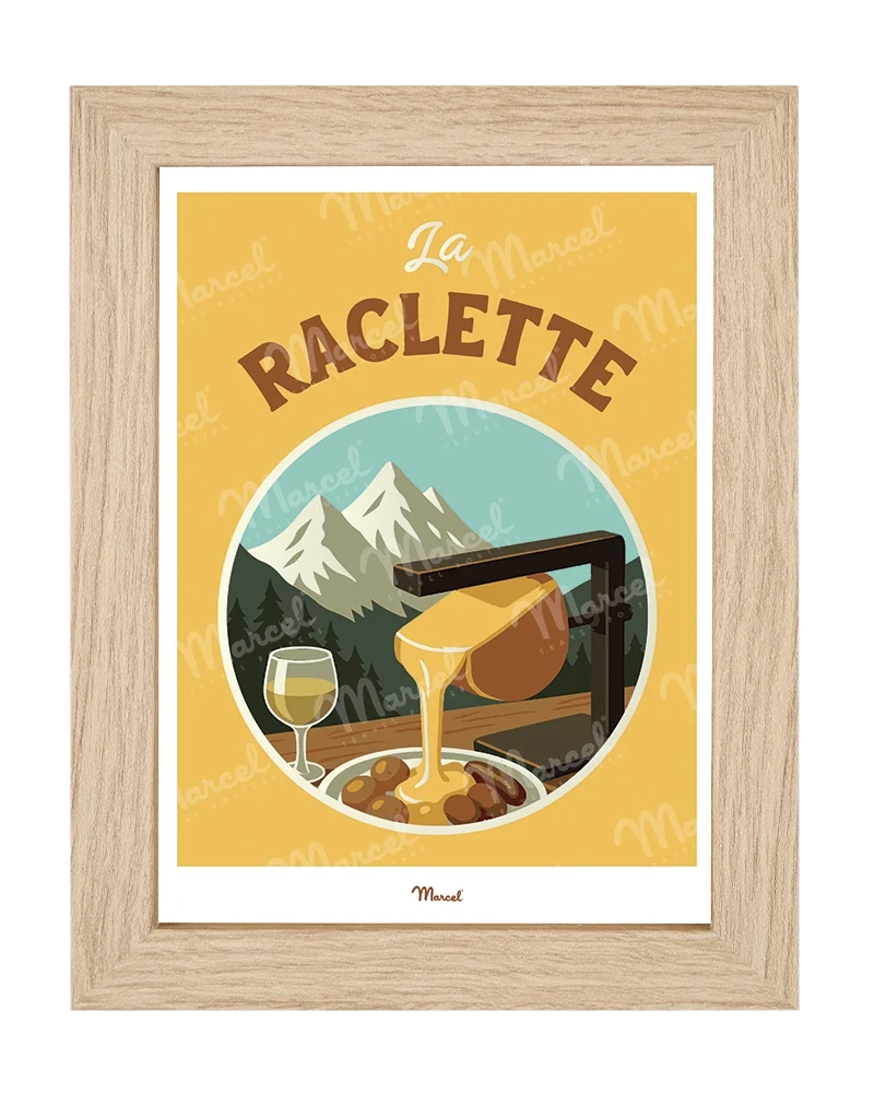 Carte Postale Travel Color "La Raclette"