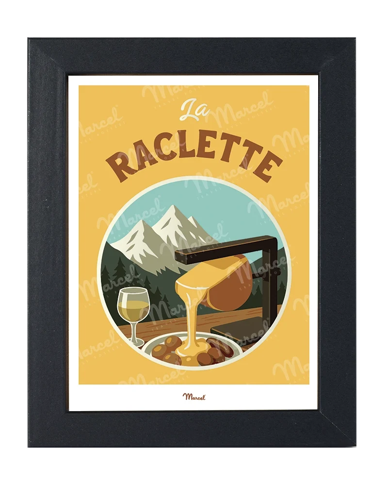 Carte Postale Travel Color "La Raclette"