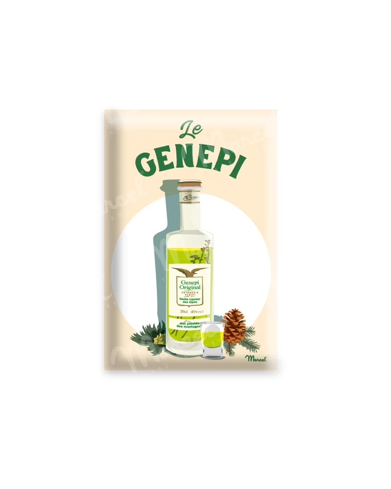 Magnet Travel Color "Le Genepi"