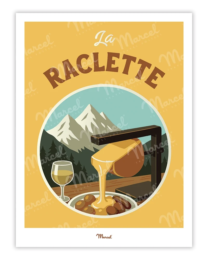 Affiche Travel Color "La Raclette"
