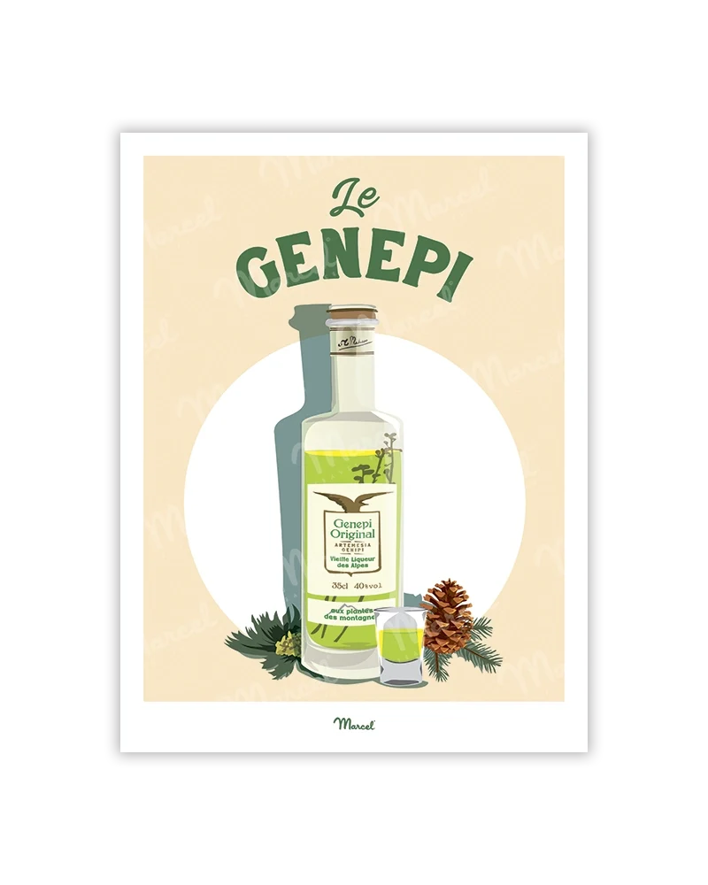 Carte Postale Travel Color "Le Genepi"