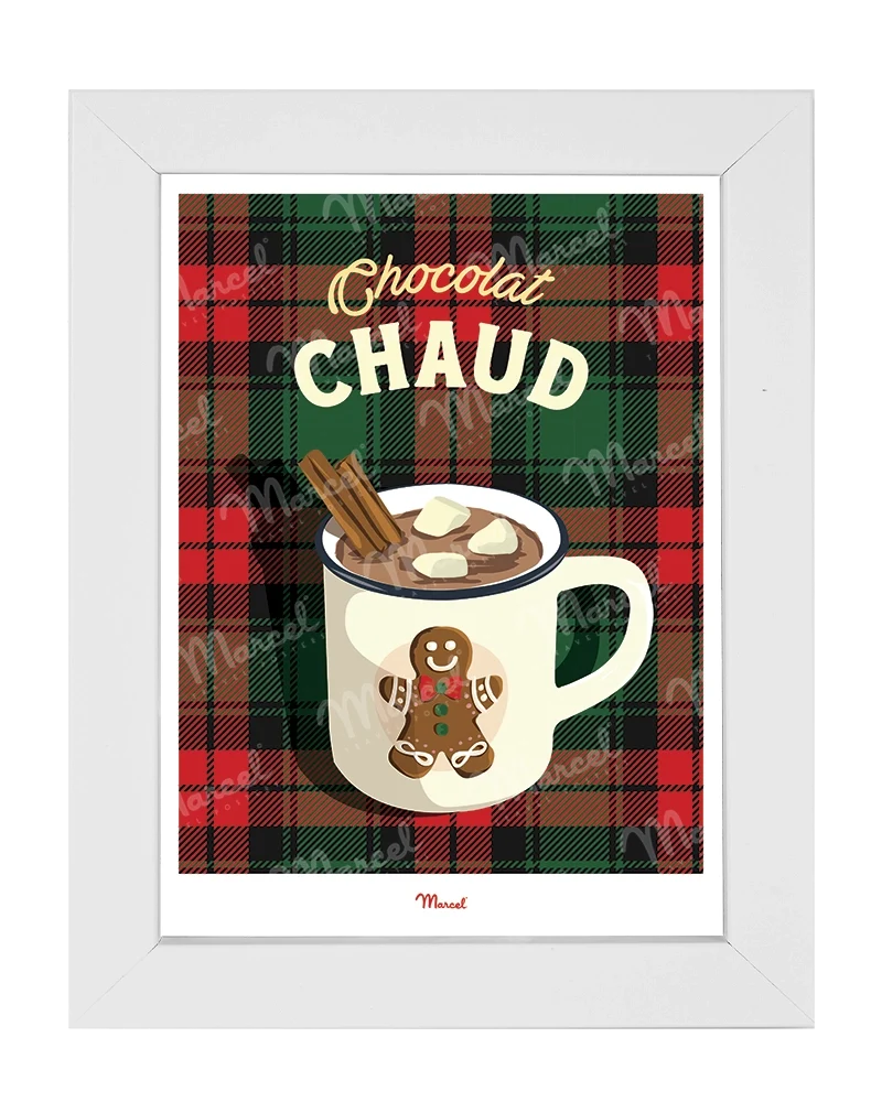 Carte Postale Travel Color "Chocolat chaud"