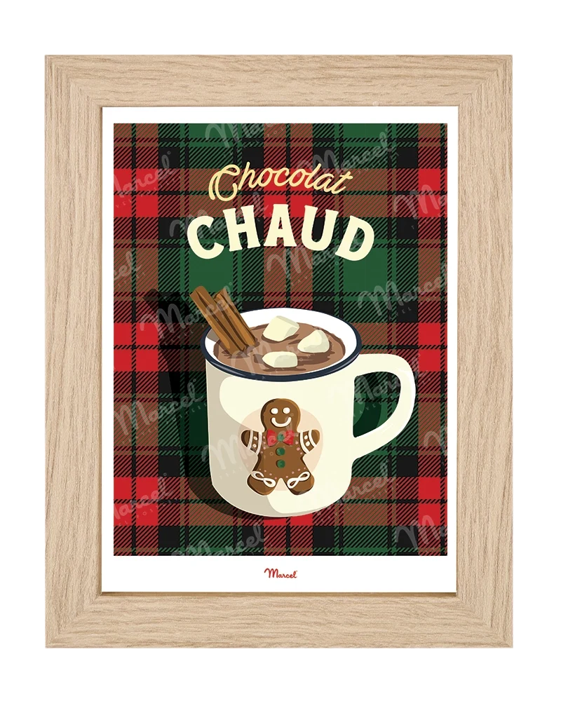 Carte Postale Travel Color "Chocolat chaud"